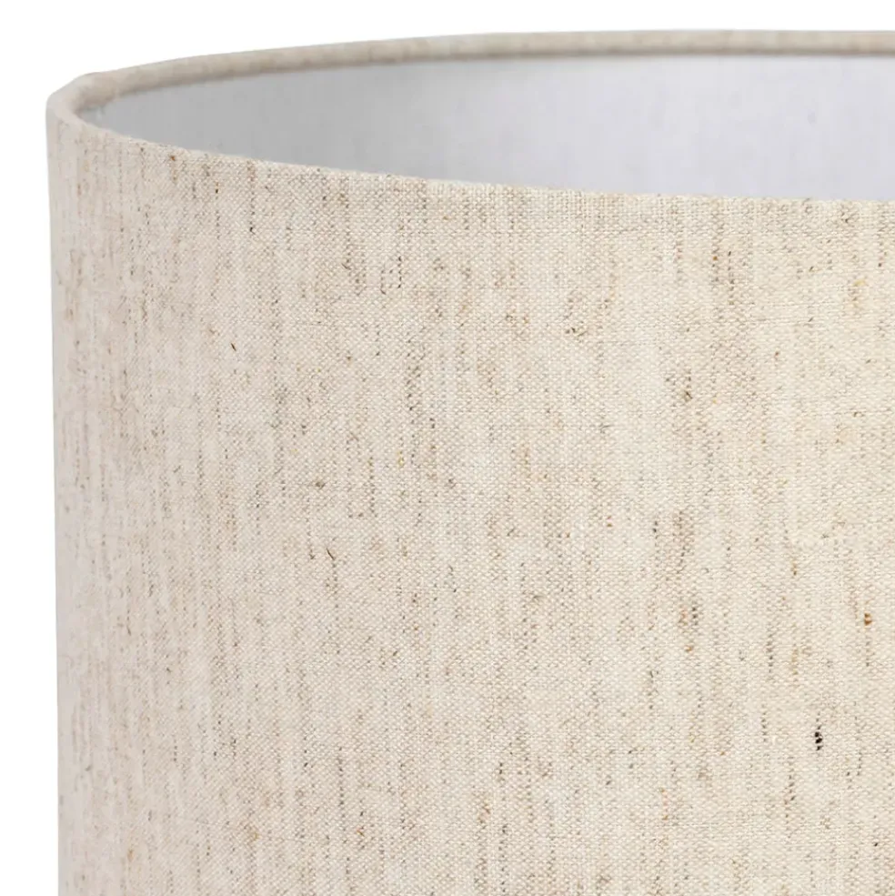 Abat jour en coton grège d30cm - Tambour