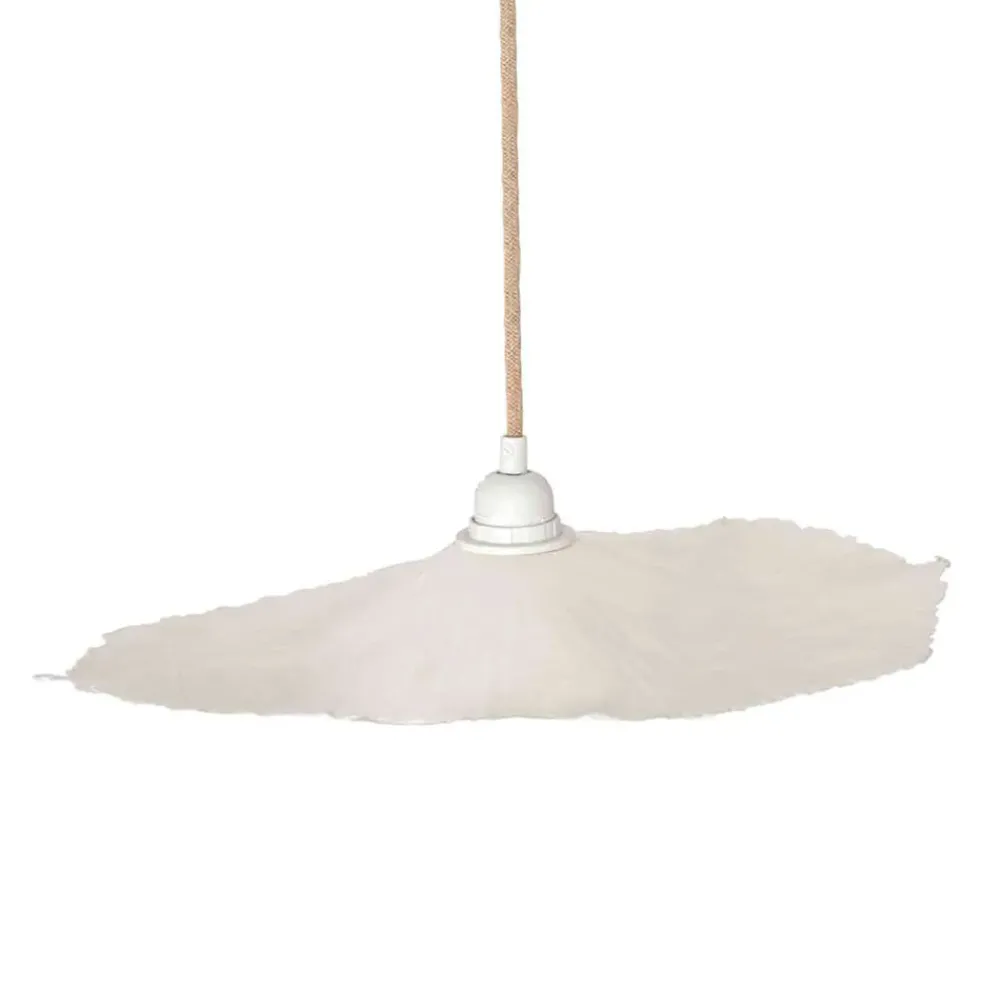 Abat-jour blanc beige d44cm - Louise