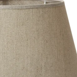 Abat-jour jute en lin D34cm