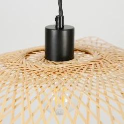 Abat-jour non électrifié en bambou d65cm naturel - Libellule