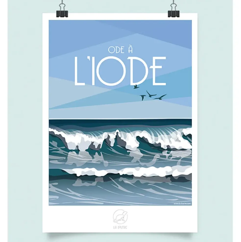 Affiche ode à l'iode 42x59.4cm