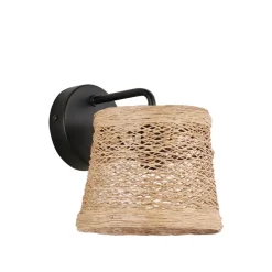 Applique en métal naturel h18cm