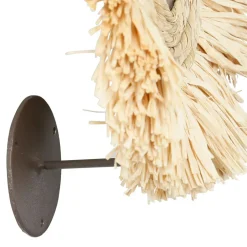 Applique non electrique en raphia d25cm naturel - cuzco
