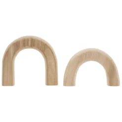 Arc en bois x2 naturel à poser - flotille