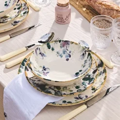Assiette à dessert en faïence blanc d22.5cm - Garden