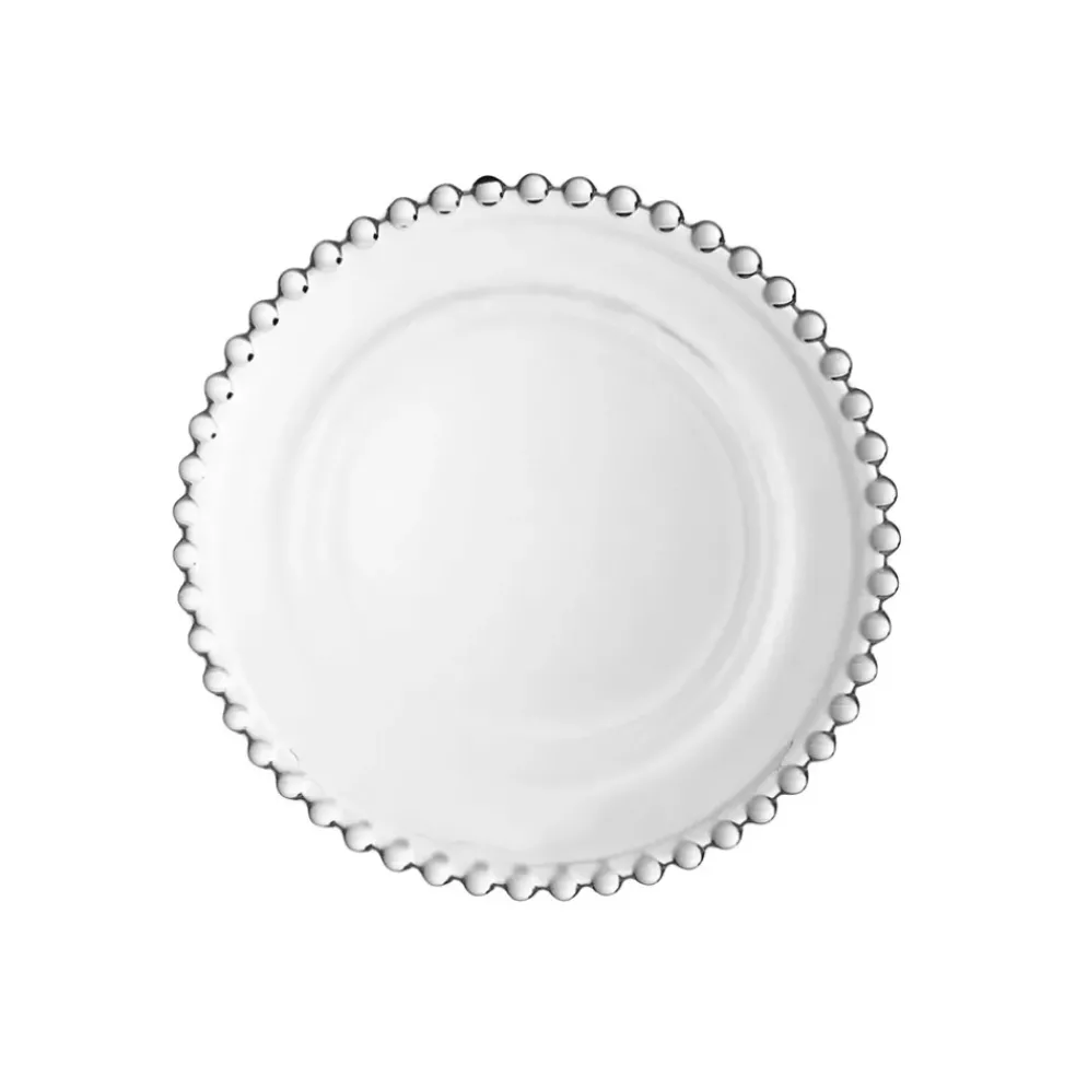 Assiette à pain en verre d16cm - perloa