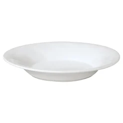 Assiette à pâtes en faïence blanche d27cm - constance