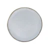 Assiette a dessert en grès nacré d20cm - Nori