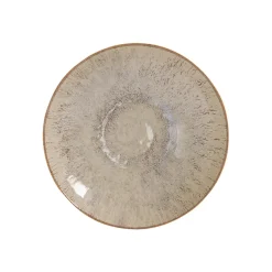 Assiette calotte akaris brun d22cm en gres
