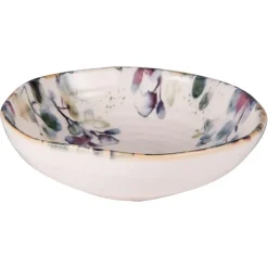 Assiette calotte en faïence blanc d19cm - Garden