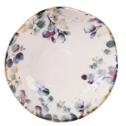 Assiette calotte en faïence blanc d19cm - Garden