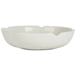 Assiette creuse chou en grès blanc d20cm