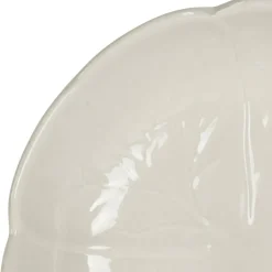 Assiette creuse chou en grès blanc d20cm