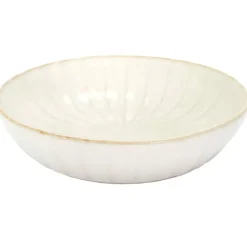Assiette creuse en céramique beige d20cm - Vlora
