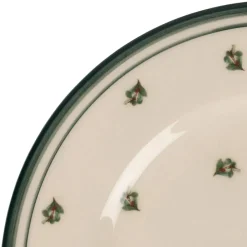 Assiette dessert en faïence vert foncé d22cm - Leonie