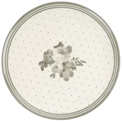 Assiette plate en faïence sauge d26cm - josephine