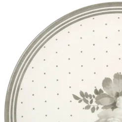 Assiette plate en faïence sauge d26cm - josephine