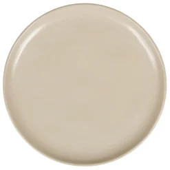 Assiette plate en grès sable d27cm - Ingrid