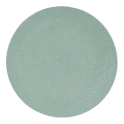Assiette plate en grès sauge d27cm - Vesuvio