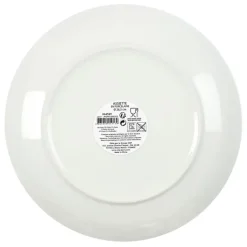 Assiette plate en porcelaine lisere doré d26cm