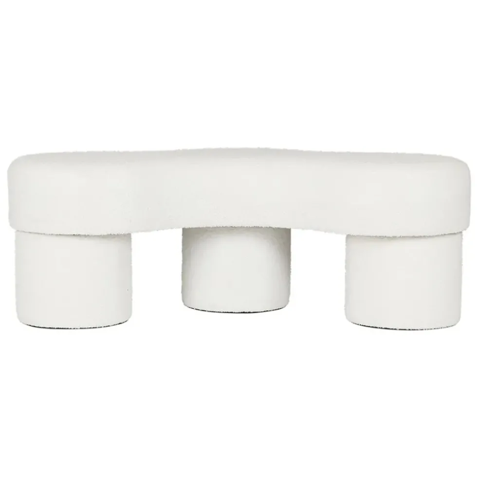Banc bouclette et fer blanc - Organic