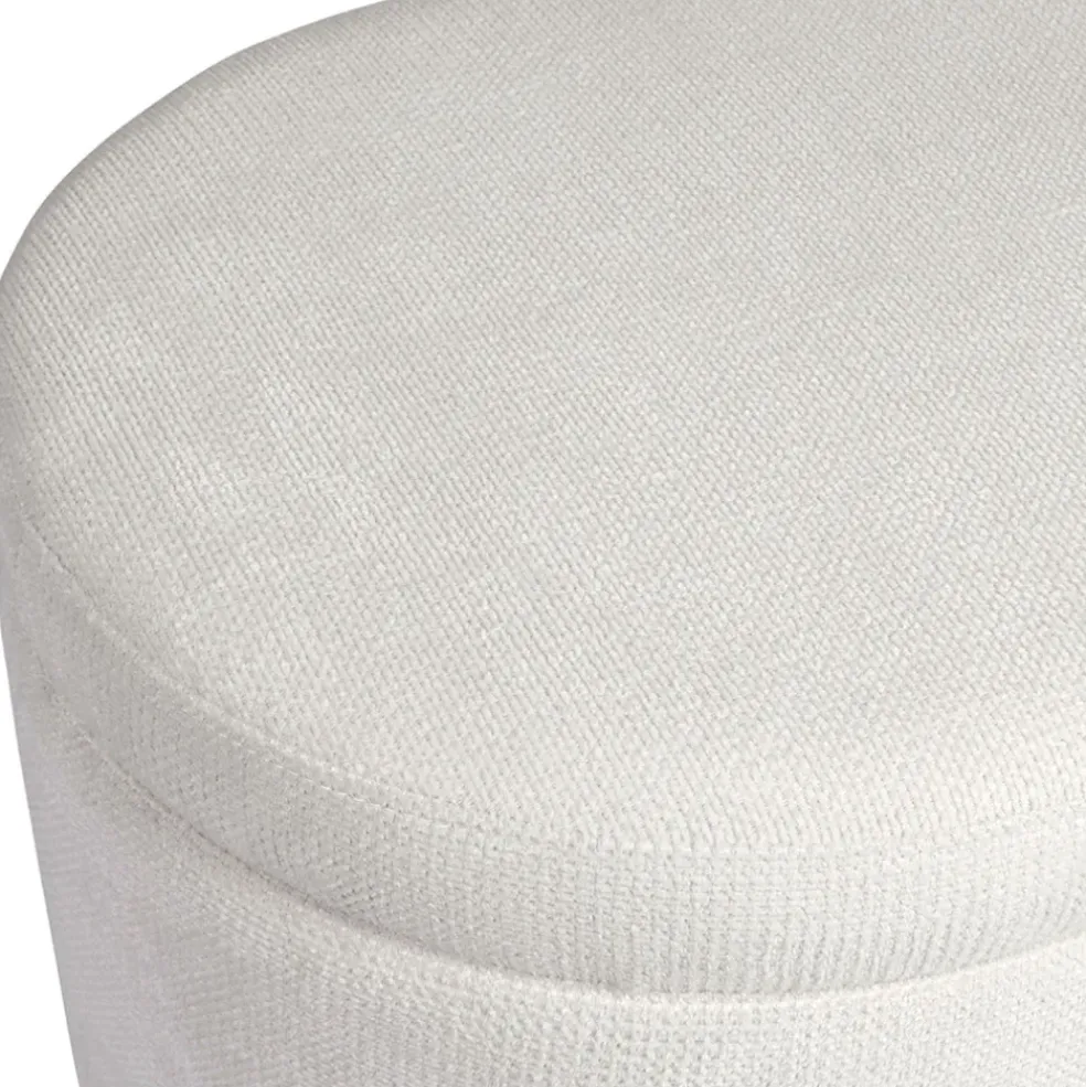 Banc coffre en tissu écru - Tessia