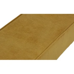 Banc en velours côtelé abricot - Popy