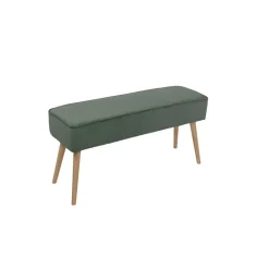 Banc en velours côtelé vert - Popy