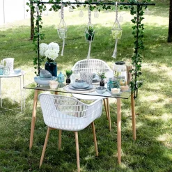 Barre décorative de table ajustable noir