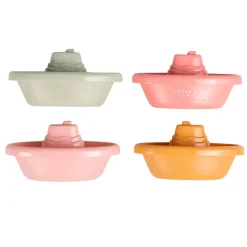 Bateaux de bain à empiler rose