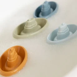 Bateaux de bain à empiler bleu