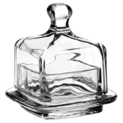 Beurrier carré beurrier Transparent en Verre