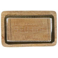Beurrier en verre et manguier - grand office