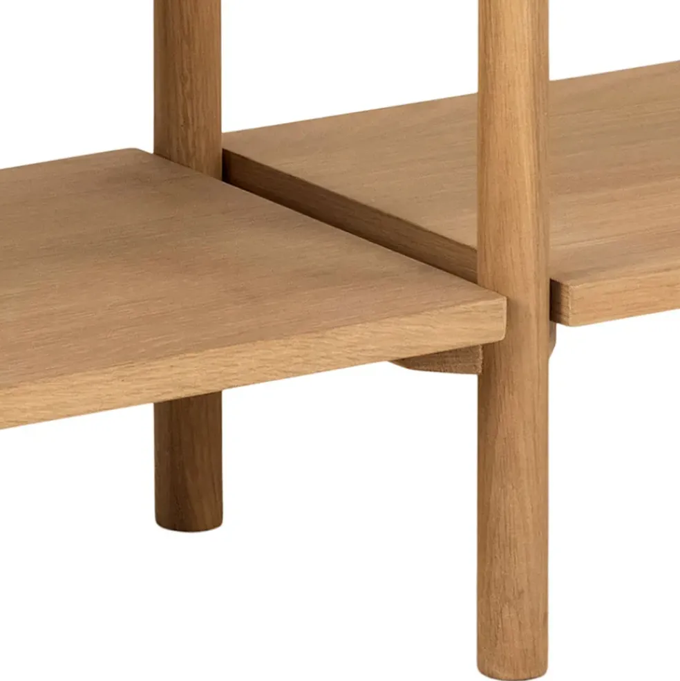 Bibliotheque en Bois Naturel - Braidwood
