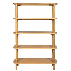 Bibliothèque siro en chêne naturel 110x40xh170cm