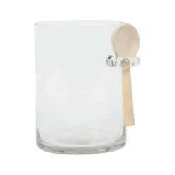 Bocal avec cuillere et couvercle de chez gaston naturel 80cl
