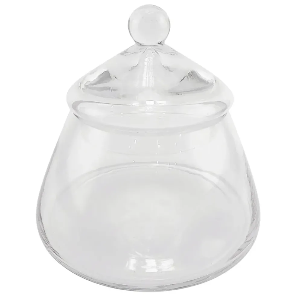 Bocal en verre avec couvercle d21cm - Angele