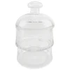 Bocal en verre avec couvercle d18cm - Marnay