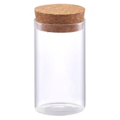 Bocal verre avec couvercle liège 17.5cl
