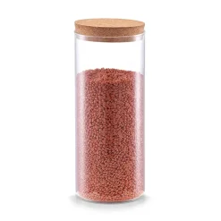 Bocal verre avec couvercle en liege 1.4l