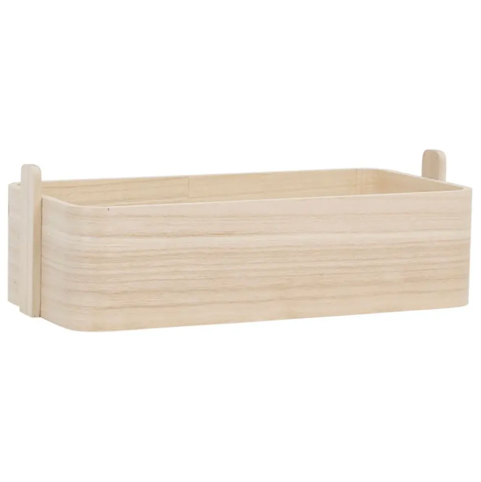 Boite rectangulaire en paulownia naturell - anordi