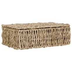 Boite the 6 compartiments borneo naturel 24.5x16xh8 cm