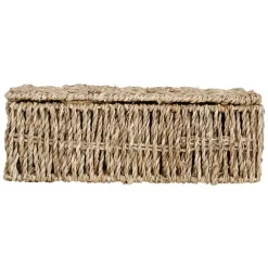Boite the 6 compartiments borneo naturel 24.5x16xh8 cm