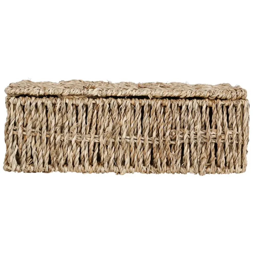 Boite the 6 compartiments borneo naturel 24.5x16xh8 cm