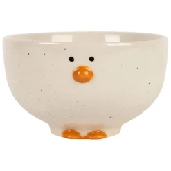 Bol en grès blanc canard 30cl - Sweetdream
