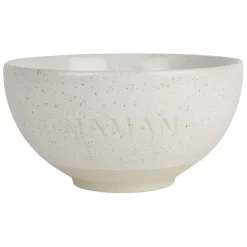 Bol maman en grès écru moucheté 70cl