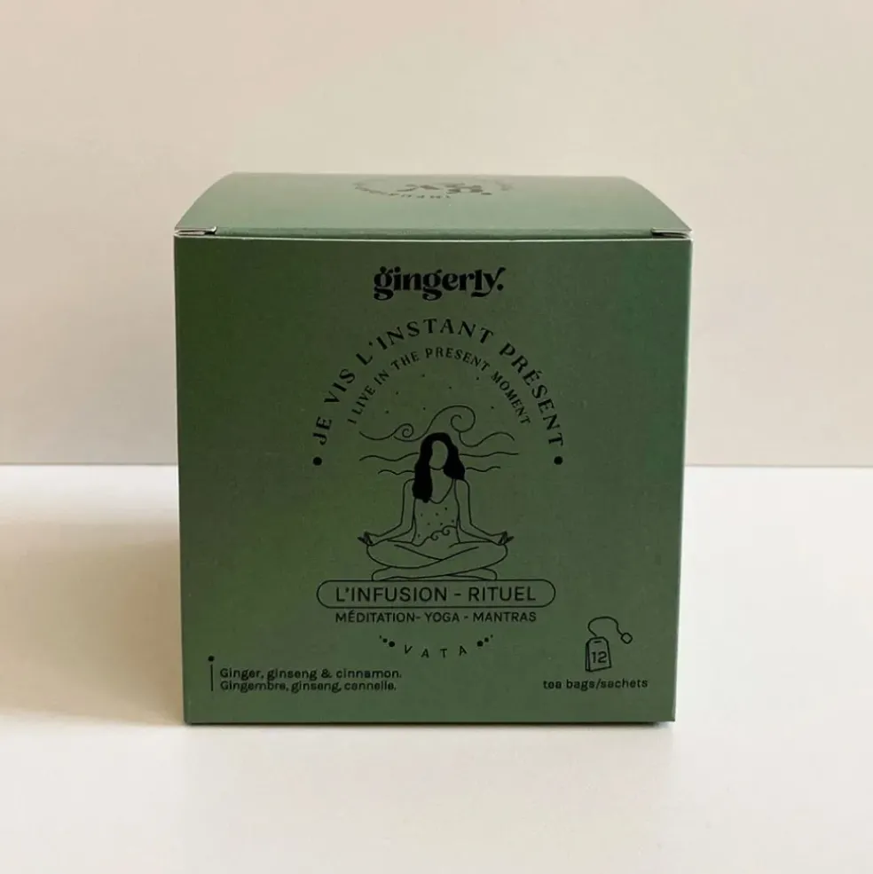 Boîte de 12 sachets d'infusion rituel Je vis l'instant présent