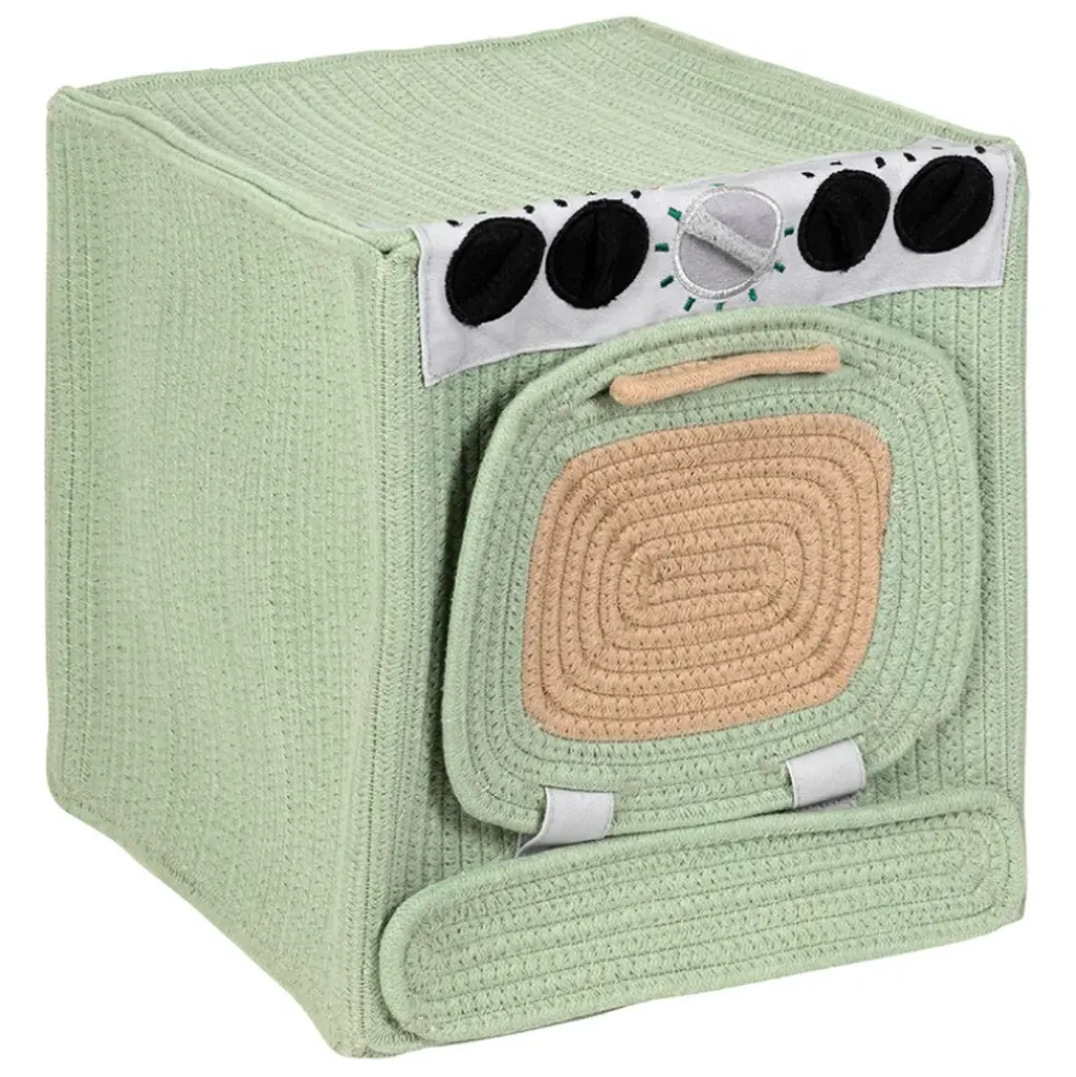 Boîte rangement four en coton vert d'eau - Sweetdream