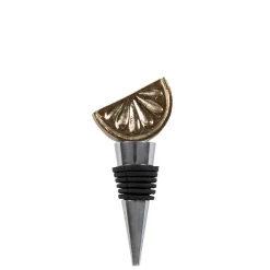Bouchon bouteille pastèque en aluminium doré - Sunny
