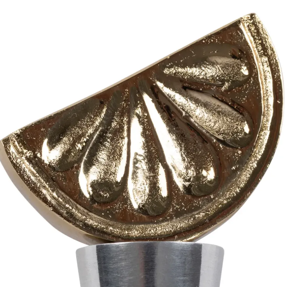 Bouchon bouteille pastèque en aluminium doré - Sunny